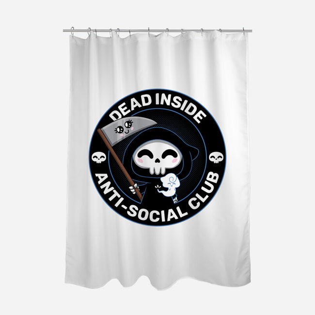 Dead Inside Anti-Social Club-None-Polyester-Shower Curtain-danielmorris1993