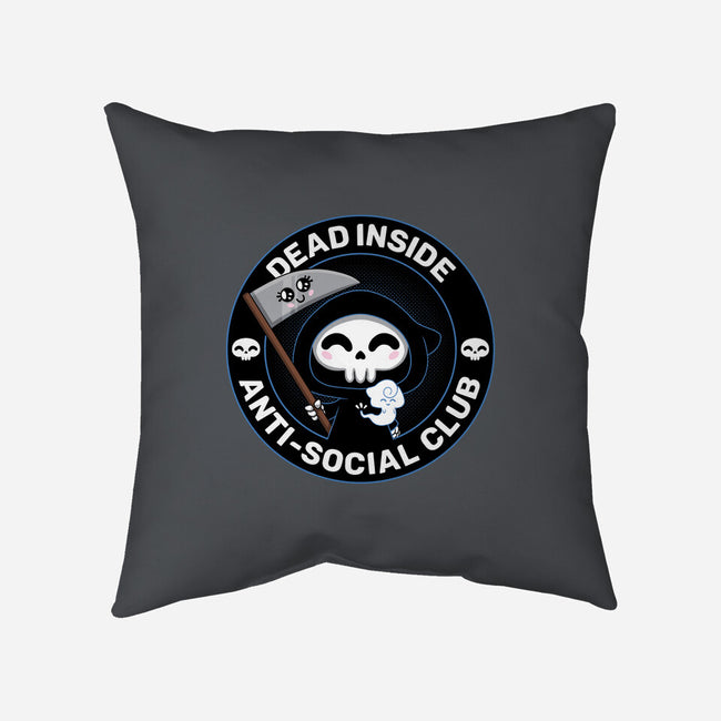 Dead Inside Anti-Social Club-None-Non-Removable Cover w Insert-Throw Pillow-danielmorris1993