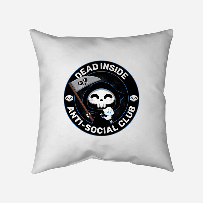 Dead Inside Anti-Social Club-None-Non-Removable Cover w Insert-Throw Pillow-danielmorris1993