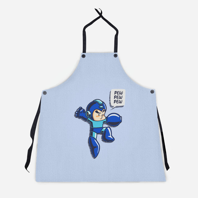 Pew Pew-Unisex-Kitchen-Apron-Kakafuty