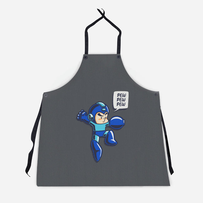 Pew Pew-Unisex-Kitchen-Apron-Kakafuty