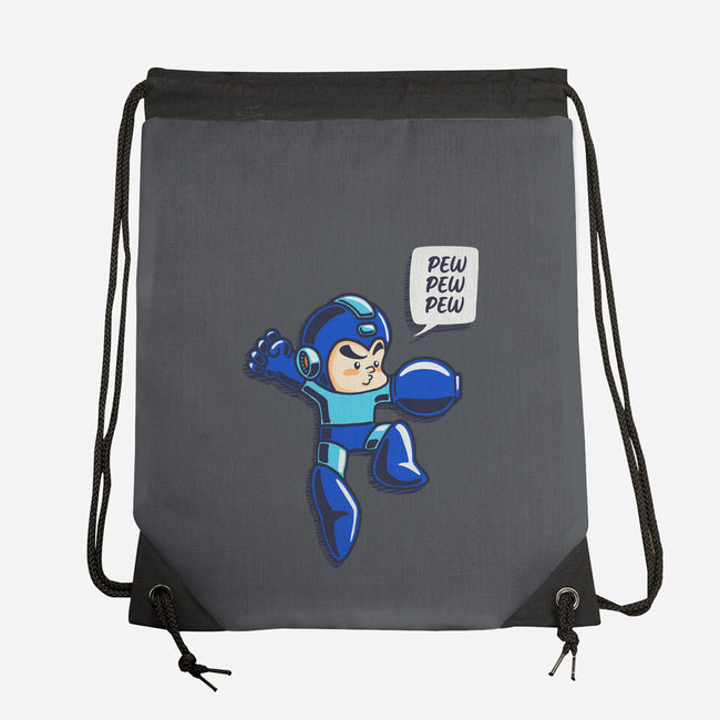 Pew Pew-None-Drawstring-Bag-Kakafuty