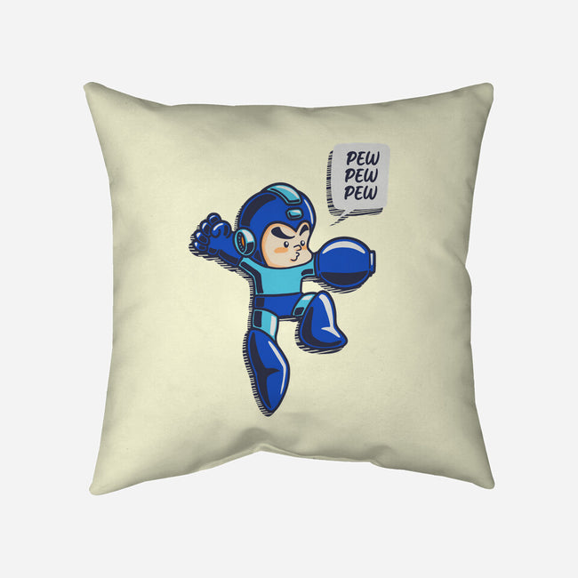 Pew Pew-None-Non-Removable Cover w Insert-Throw Pillow-Kakafuty