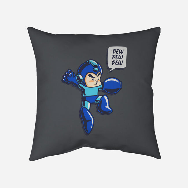 Pew Pew-None-Removable Cover-Throw Pillow-Kakafuty
