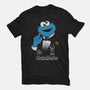 The CookieMonster-Womens-Fitted-Tee-Claudia