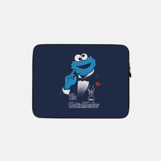 The CookieMonster-None-Zippered-Laptop Sleeve-Claudia