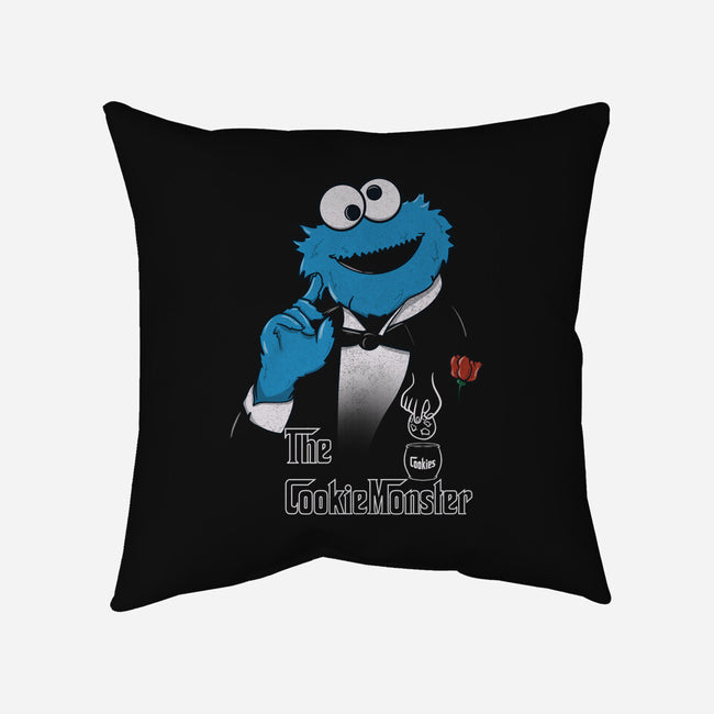 The CookieMonster-None-Removable Cover w Insert-Throw Pillow-Claudia