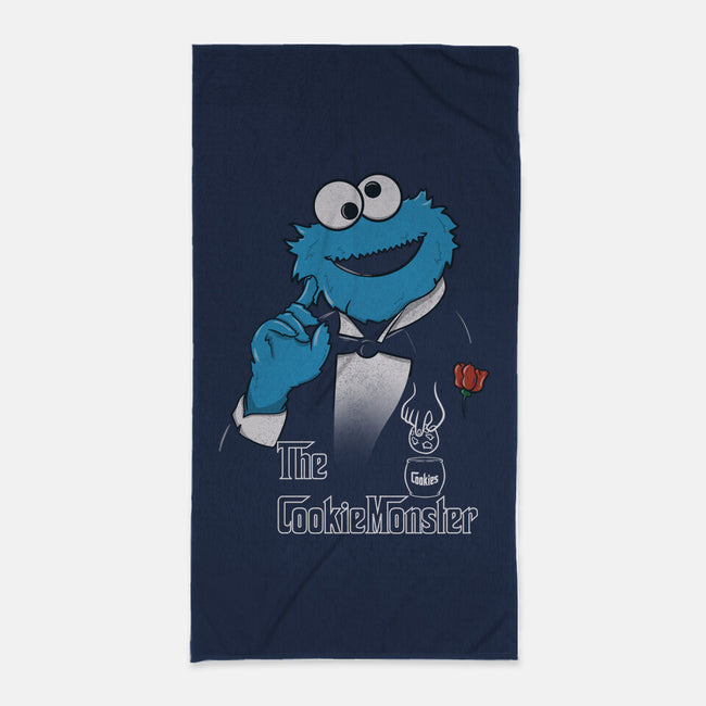 The CookieMonster-None-Beach-Towel-Claudia