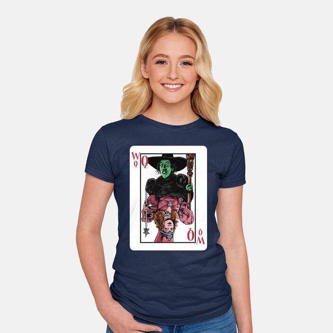 The Witches Of Oz-Womens-Fitted-Tee-zascanauta