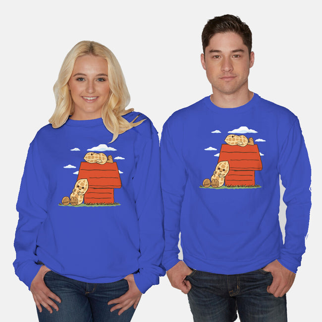 Peanuts-Unisex-Crew Neck-Sweatshirt-Melonseta