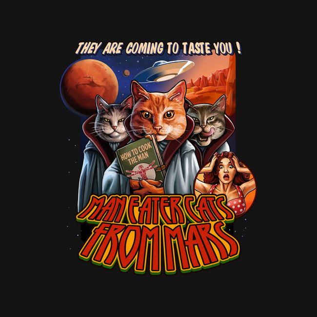 Cats From Mars-Womens-V-Neck-Tee-daobiwan