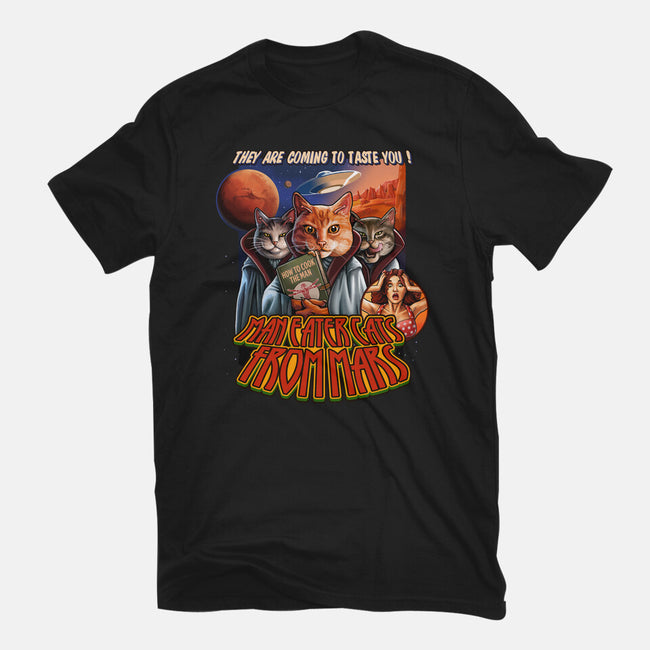 Cats From Mars-Unisex-Basic-Tee-daobiwan