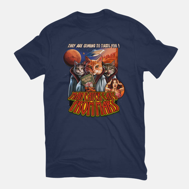 Cats From Mars-Unisex-Basic-Tee-daobiwan