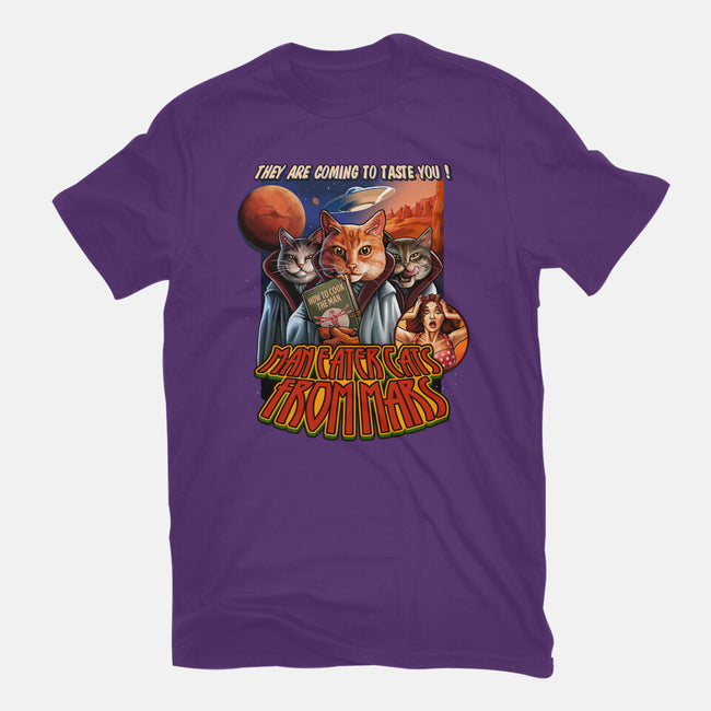 Cats From Mars-Womens-Fitted-Tee-daobiwan