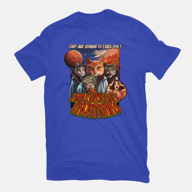 Cats From Mars-Womens-Fitted-Tee-daobiwan