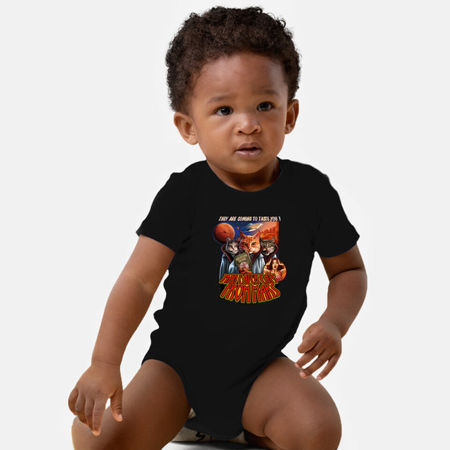 Cats From Mars-Baby-Basic-Onesie-daobiwan