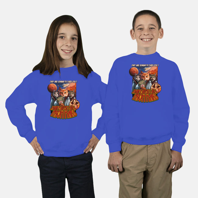 Cats From Mars-Youth-Crew Neck-Sweatshirt-daobiwan