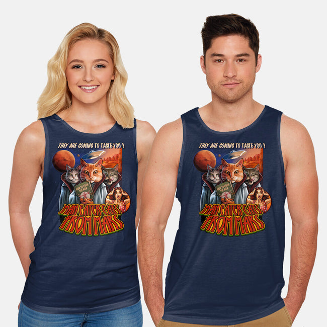 Cats From Mars-Unisex-Basic-Tank-daobiwan