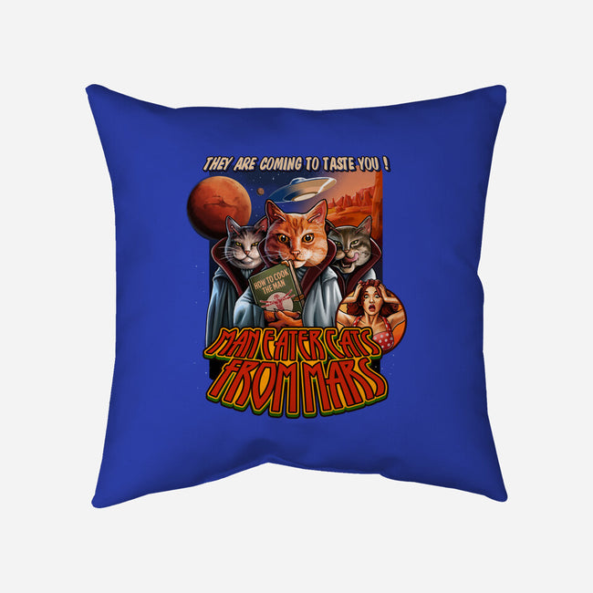 Cats From Mars-None-Non-Removable Cover w Insert-Throw Pillow-daobiwan