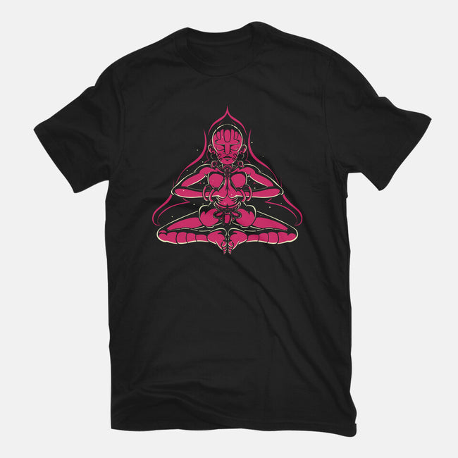 Fire Meditation-Womens-Fitted-Tee-estudiofitas