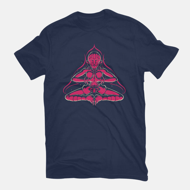 Fire Meditation-Womens-Fitted-Tee-estudiofitas