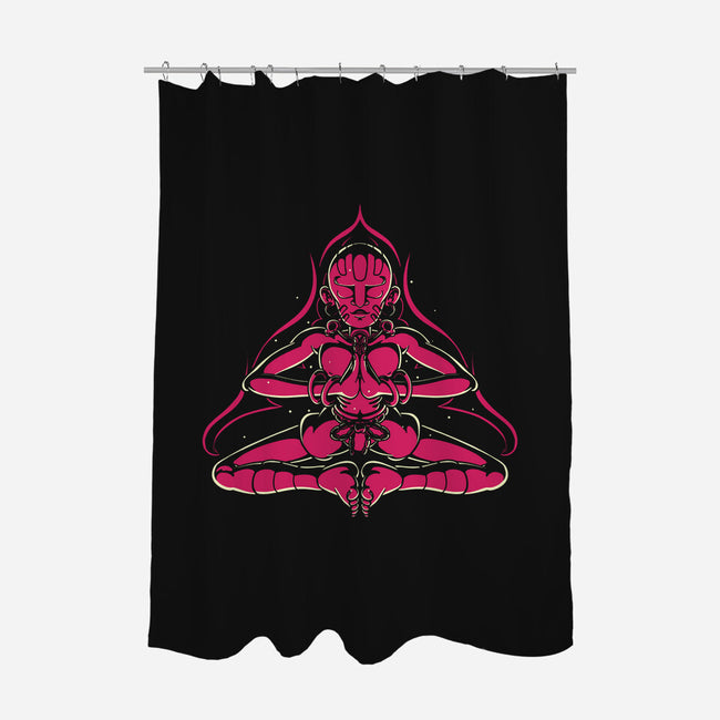 Fire Meditation-None-Polyester-Shower Curtain-estudiofitas