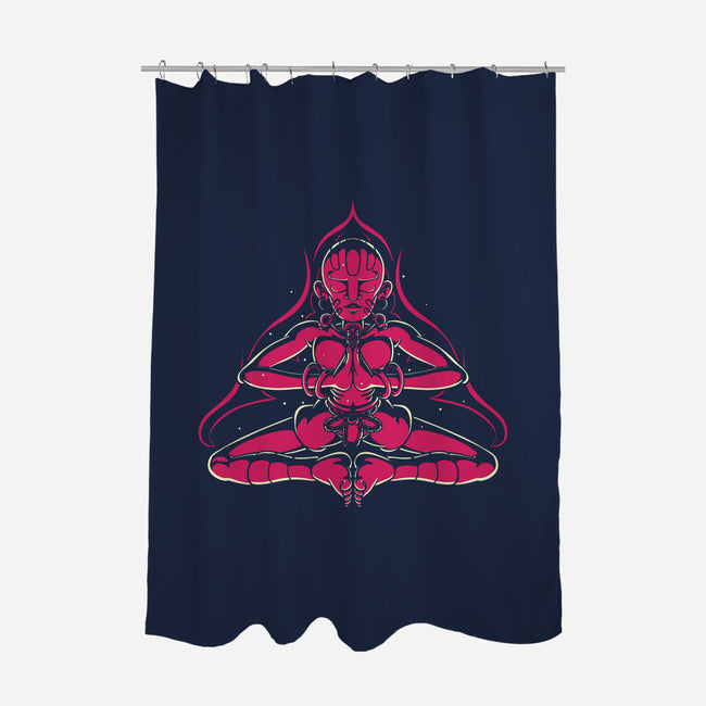 Fire Meditation-None-Polyester-Shower Curtain-estudiofitas