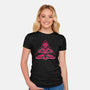 Fire Meditation-Womens-Fitted-Tee-estudiofitas