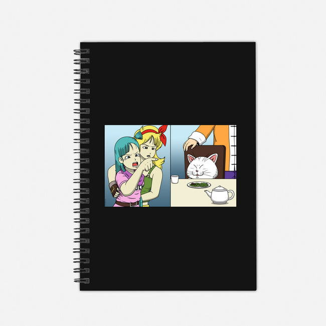 Girl Vs Cat-None-Dot Grid-Notebook-pigboom
