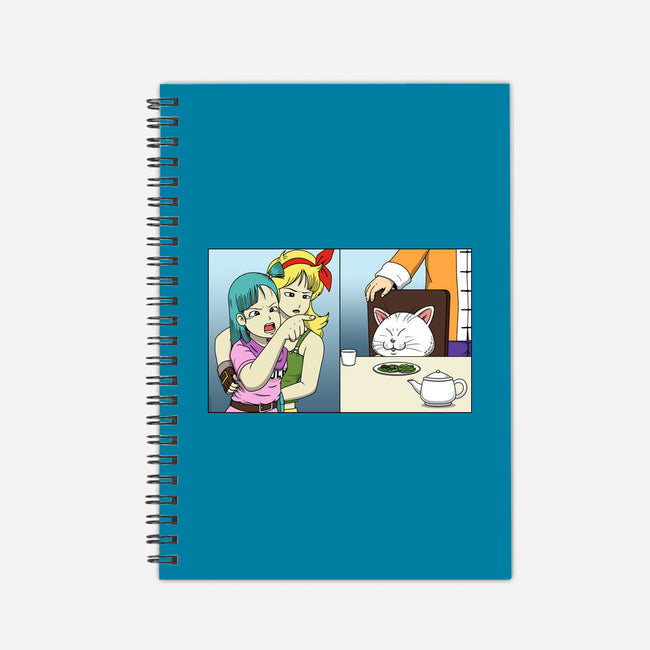 Girl Vs Cat-None-Dot Grid-Notebook-pigboom