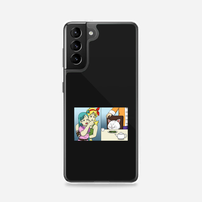 Girl Vs Cat-Samsung-Snap-Phone Case-pigboom
