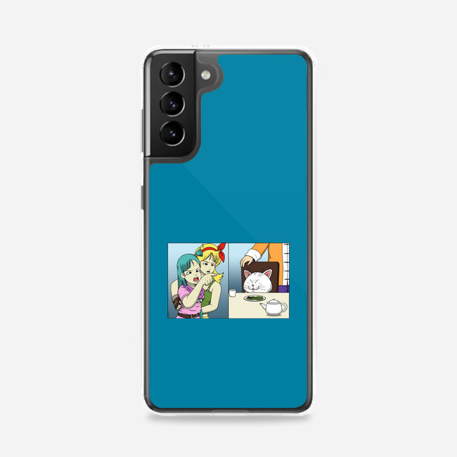 Girl Vs Cat-Samsung-Snap-Phone Case-pigboom