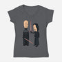 Lightsabers Are Cool-Womens-V-Neck-Tee-pigboom