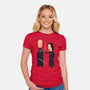 Lightsabers Are Cool-Womens-Fitted-Tee-pigboom