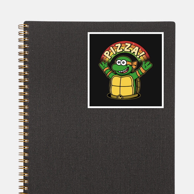 As Long As We Have Pizza-None-Glossy-Sticker-pigboom