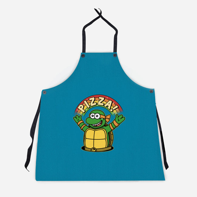 As Long As We Have Pizza-Unisex-Kitchen-Apron-pigboom