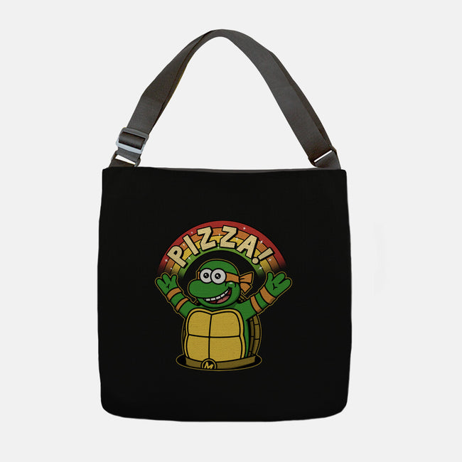 As Long As We Have Pizza-None-Adjustable Tote-Bag-pigboom