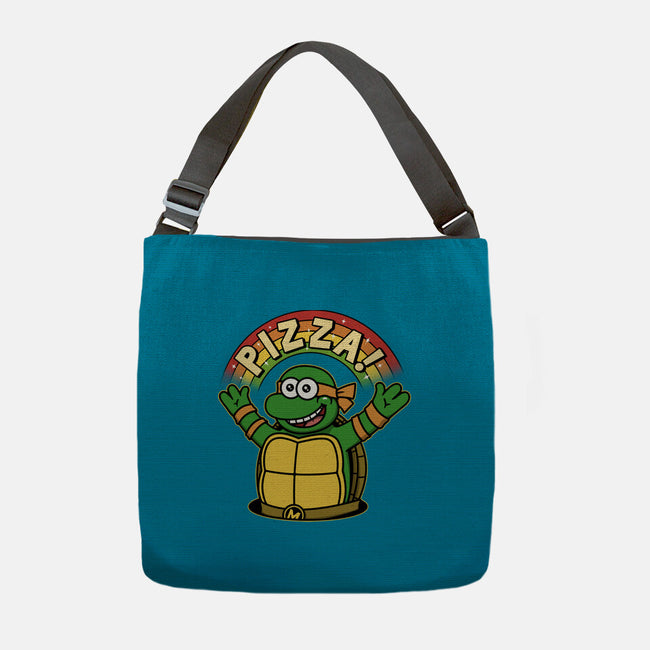 As Long As We Have Pizza-None-Adjustable Tote-Bag-pigboom