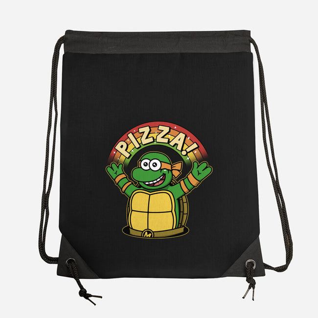 As Long As We Have Pizza-None-Drawstring-Bag-pigboom