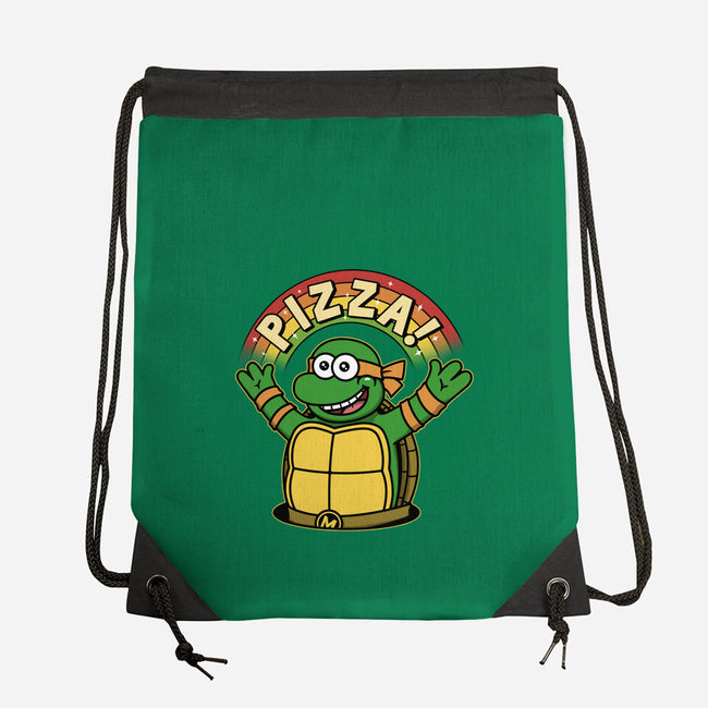 As Long As We Have Pizza-None-Drawstring-Bag-pigboom