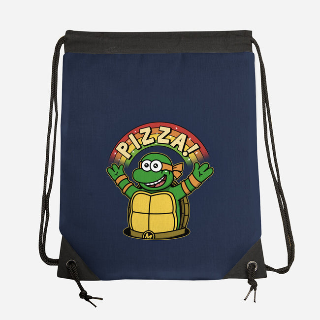 As Long As We Have Pizza-None-Drawstring-Bag-pigboom