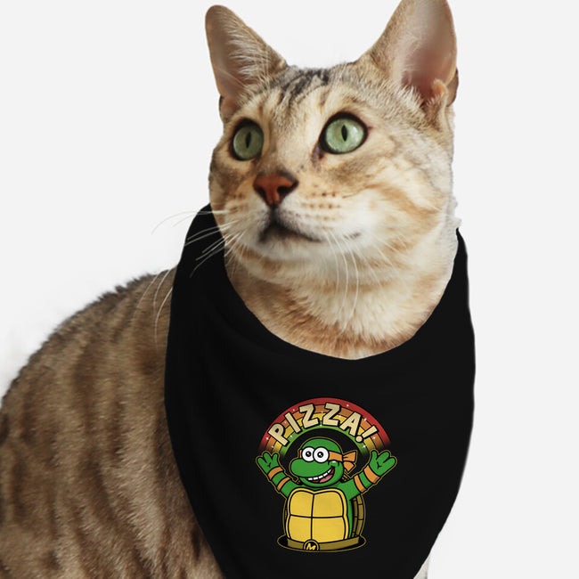 As Long As We Have Pizza-Cat-Bandana-Pet Collar-pigboom