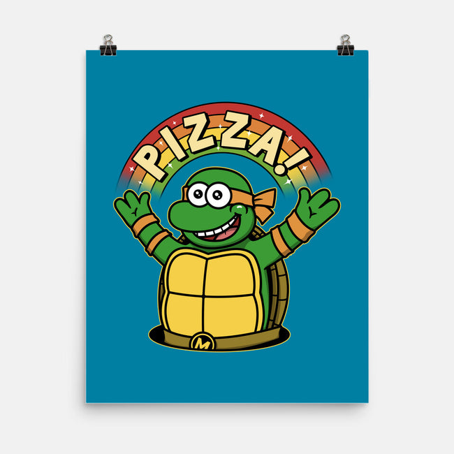 As Long As We Have Pizza-None-Matte-Poster-pigboom