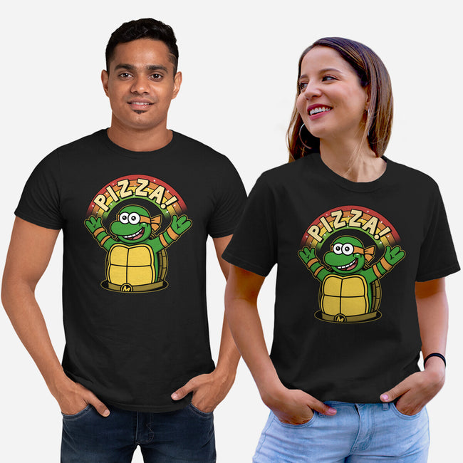 As Long As We Have Pizza-Unisex-Basic-Tee-pigboom