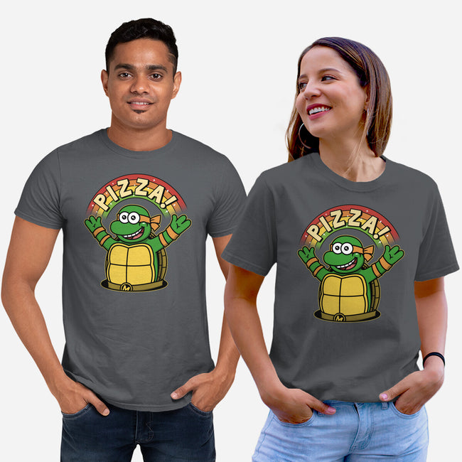 As Long As We Have Pizza-Unisex-Basic-Tee-pigboom