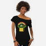 As Long As We Have Pizza-Womens-Off Shoulder-Tee-pigboom