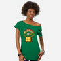 As Long As We Have Pizza-Womens-Off Shoulder-Tee-pigboom