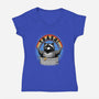 As Long As We Have Trash-Womens-V-Neck-Tee-pigboom