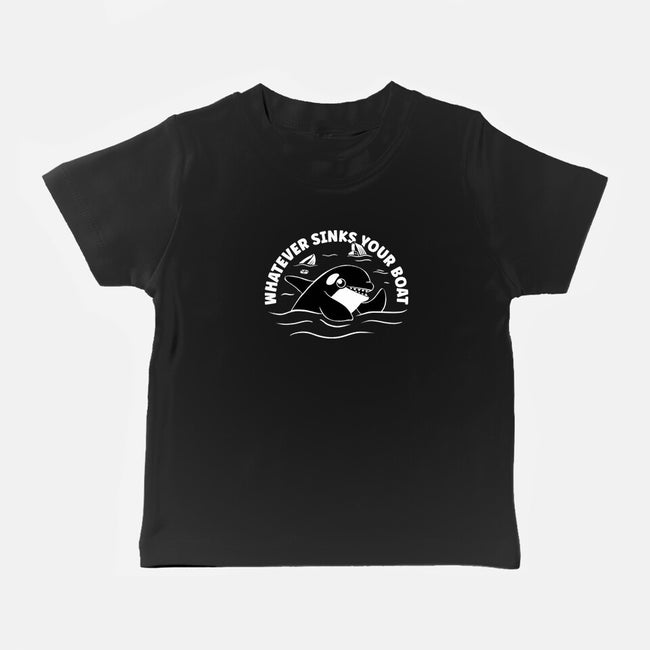 Whatever Sinks Your Boat-Baby-Basic-Tee-Aarons Art Room