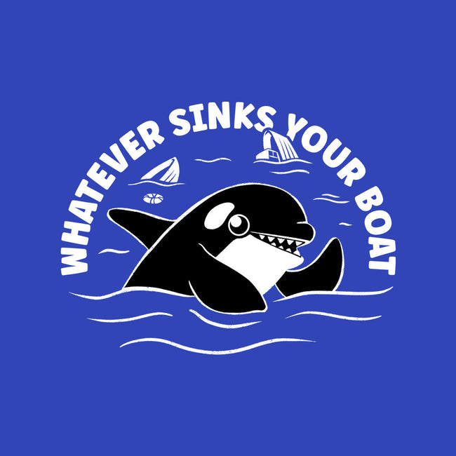 Whatever Sinks Your Boat-Womens-V-Neck-Tee-Aarons Art Room